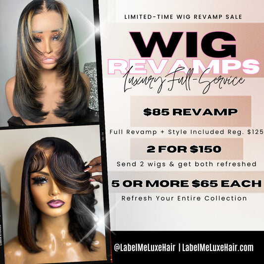 Luxury Wig Revamp Service